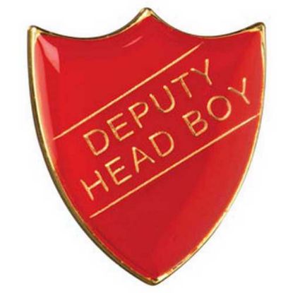 Picture of School Shield Badge (Deputy Head Boy) Red