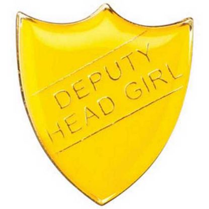 Picture of School Shield Badge (Deputy Head Girl) Yellow