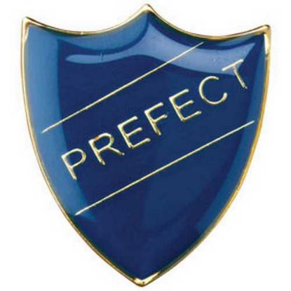 Picture of School Shield Badge (Prefect) Blue