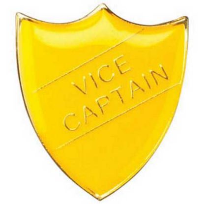 Picture of School Shield Badge (Vice Captain) Yellow