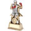 Picture of Brz|pew|red Male Boxing Figure With Star Backing With Plate (1in Centre) - 6in