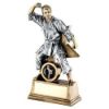 Picture of Brz|gold|pew Male Martial Arts Figure With Star Backing And Plate (1in Cen) - 6"