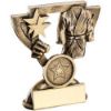 Picture of Brz|gold Martial Arts Mini Cup With Plate (1in Centre) - 3.75in