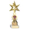 Picture of Gold Dance|gym Star Figure Assembled On Marble - (1" Cen|1" Tube) 8in