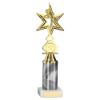 Picture of Gold|white Dance|gym Star Figure Assembled On Marble - (1" Cen|3" Tube) 10in