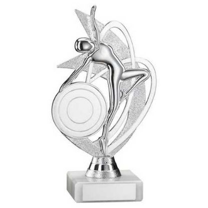 Picture of Silver Dance~gym Figure Assembled On Marble (2in Cen)