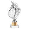 Picture of Silver|gold Dance|gym Figure Assembled On Marble - (2" Cen|1" Tube) 8in