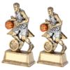 Picture of Brz|pew|orange Male Basketball Figure With Star Back With Plate (1in Cen) - 7"