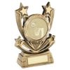 Picture of Brz|Gold Shooting Star Series With Netball Insert And Plate - 6in