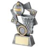Picture of Pew|Gold Netball Star Spiral With Plate (1in Centre) - 4.25in