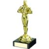 Picture of Xxx Gold Plastic And Marble Achievement Assembled Trophy - 7.75in