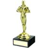 Picture of Xxx Gold Plastic And Marble Achievement Assembled Trophy - 7.75in