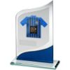 Picture of Jade|blue|silver Glass Plaque And Plate - 8in     (Requires Shirt C)