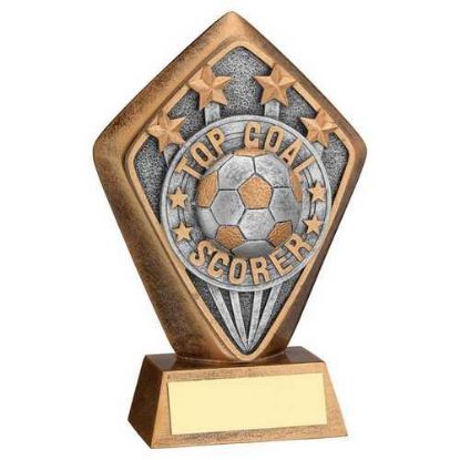 Picture of Brz~gold Diamond Holder With Top Goal Scorer Disc And Plate