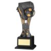 Picture of Pewter|gold Plastic Wembley Fig On Base (1in Cen) - 8in
