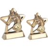 Picture of Brz|gold Horse Mini Star With Plate (1in Centre) - 3.75in