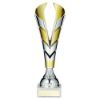 Picture of Silver|gold Plastic V Trophy Cup - 11.75in