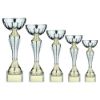 Picture of Silv|gold Spiro Trophy Cup With Plate - 9.5in