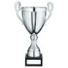 Picture of Silver Conical Trophy Cup With Handles And Plate - 12.25in