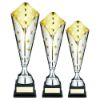 Picture of Silver|gold Metal Star Trophy Cup With Plate - 17.5in