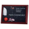 Picture of Rosewood Plaque With White Sublimation Front (Landscape) - 5 X 7in