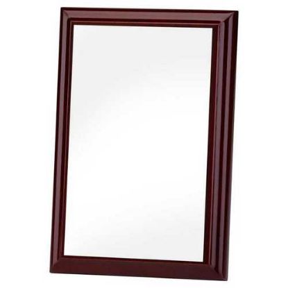 Picture of Rosewood Plaque With White Sublimation Front (Portrait)