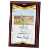 Picture of Rosewood Plaque With White Sublimation Front (Portrait) - 4 X 6in