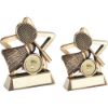 Picture of Brz|gold Badminton Mini Star With Plate (1in Centre) - 3.75in