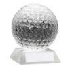 Picture of Clear Glass Golf Ball With Plate - 3.75in