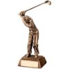 Picture of Brz|gold Resin Male Back Swing Golf With Plate - 6in