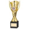 Picture of Gold Plastic Flash Cup On Black Marble Assembled Trophy (1" Cen) - 8in