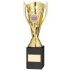 Picture of Gold Plastic Flash Cup On Black Marble Assembled Trophy (1" Cen) - 9in