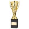 Picture of Gold Plastic Flash Cup On Black Marble Assembled Trophy (1" Cen) - 9in