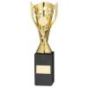 Picture of Gold Plastic Flash Cup On Black Marble Assembled Trophy (1" Cen) - 10in