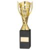 Picture of Gold Plastic Flash Cup On Black Marble Assembled Trophy (1" Cen) - 10in