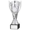 Picture of Silver Plastic Flash Cup On Black Marble Assembled Trophy (1" Cen) - 7.25in