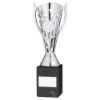 Picture of Silver Plastic Flash Cup On Black Marble Assembled Trophy (1" Cen) - 9in