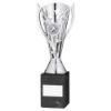 Picture of Silver Plastic Flash Cup On Black Marble Assembled Trophy (1" Cen) - 9in