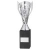 Picture of Silver Plastic Flash Cup On Black Marble Assembled Trophy (1" Cen) - 10in