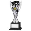 Picture of Silver|black Plastic Flash Cup On Base Assembled Trophy (1" Cen) - 8in