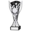 Picture of Silver|blk Plastic Flash Cup On Blk Marble Assembled Trophy (1" Cen) - 6.75in