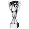 Picture of Silver|blk Plastic Flash Cup On Blk Marble Assembled Trophy (1" Cen) - 7.25in