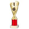 Picture of Gold|red Plastic Sabre Cup Assembled On Marble (1in Cen) - 9in