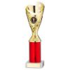 Picture of Gold|red Plastic Sabre Cup Assembled On Marble (1in Cen) - 10in