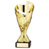 Picture of Gold Plastic Sabre Cup On Black Marble Assembled Trophy (1" Cen) - 6.75in