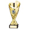 Picture of Gold Plastic Sabre Cup On Black Marble Assembled Trophy (1" Cen) - 6.75in