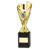 Picture of Gold Plastic Sabre Cup On Black Marble Assembled Trophy (1" Cen) - 9in