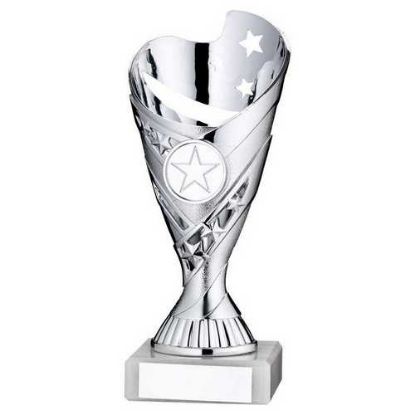 Picture of Silver Plastic Sabre Cup Assembled On Marble  (1in Cen)