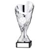 Picture of Silver Plastic Sabre Cup On Black Marble Assembled Trophy (1" Cen) - 6.75in