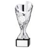 Picture of Silver Plastic Sabre Cup On Black Marble Assembled Trophy (1" Cen) - 7.25in